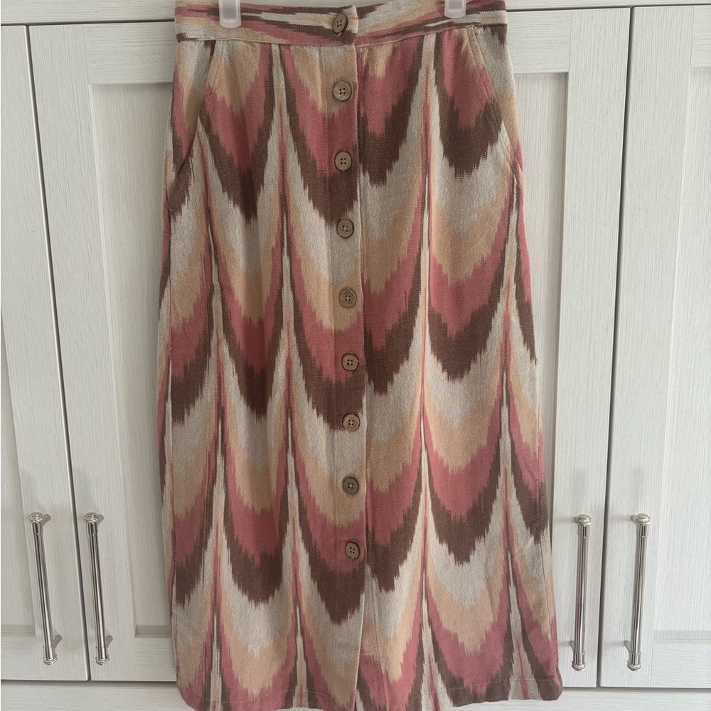 Faherty Whitley Skirt in Desert Ikat
